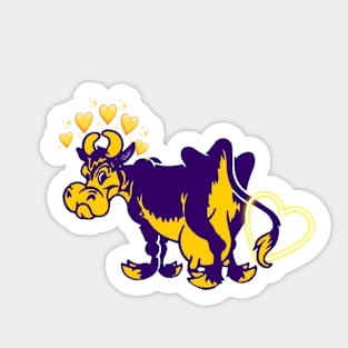 williams college ephelia heart edit Sticker